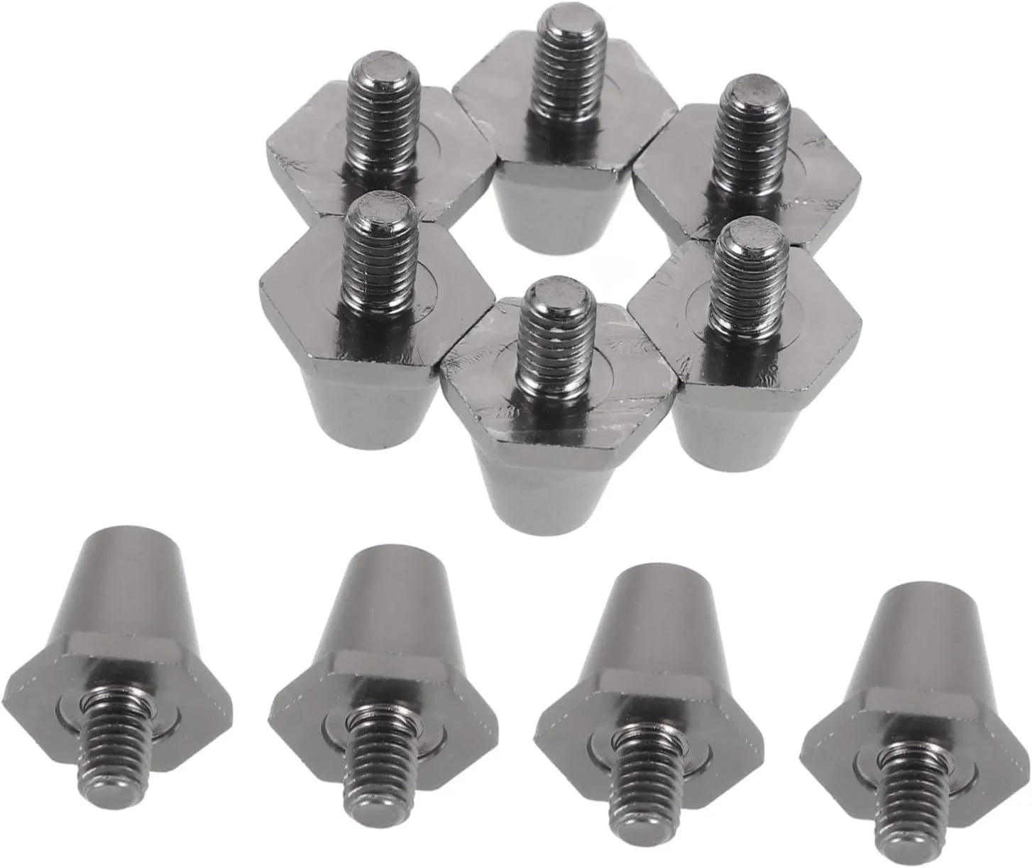 10pcs Sports Shoes Spikes Replacement Studs for Running Shoes Nails M5 Thread Aluminum Track Cleats for Men