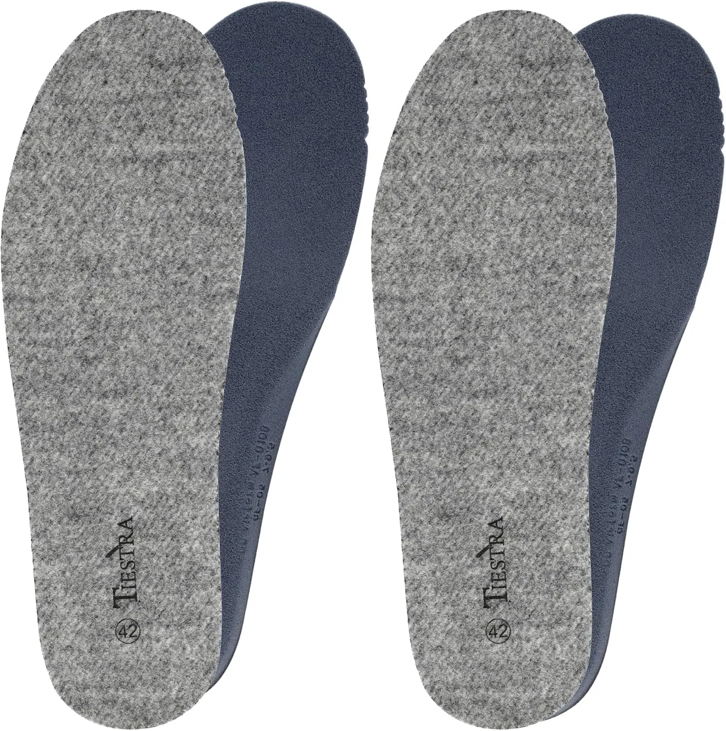 2 Pair-Merino Wool Insoles for Women Thick Memory Foam Work Shoes Inserts Cushion Comfort Fur Fleece Warm Sheepskin Insoles for Winter Snow Boots Slippers Sports Dress Shoes Grey EU37/US6