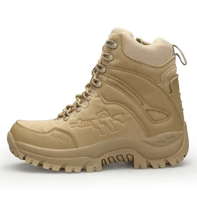 2019 Desert Military Tactical Boots Men Army Outdoor Hiking Boot