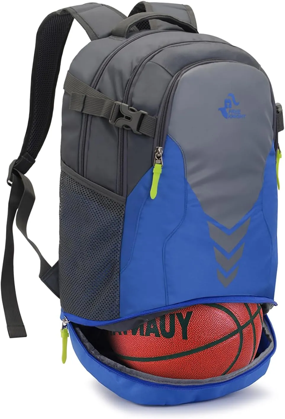 35L Basketball Backpack Large Sports Bag with Separate Ball compartment, for Basketball Soccer Volleyball Swim Gym Travel