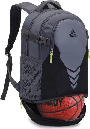 35L Basketball Backpack Large Sports Bag with Separate Ball compartment, for Basketball Soccer Volleyball Swim Gym Travel