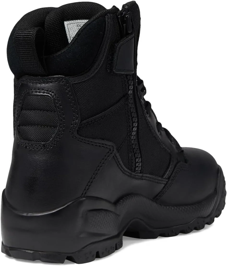 5.11 Tactical Men's ATAC 2.0 Work Boots, 6-Inch, Side Zipper, Black, Style 12394ABR