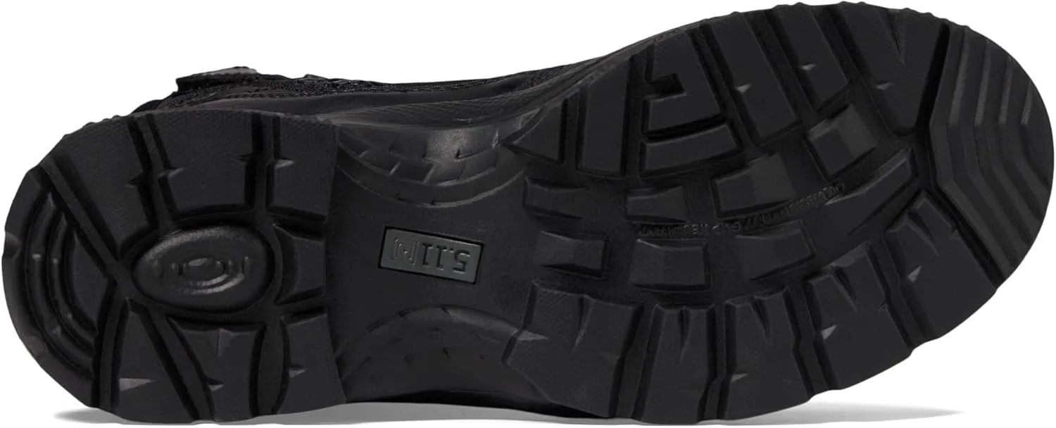 5.11 Tactical Men's ATAC 2.0 Work Boots, 6-Inch, Side Zipper, Black, Style 12394ABR