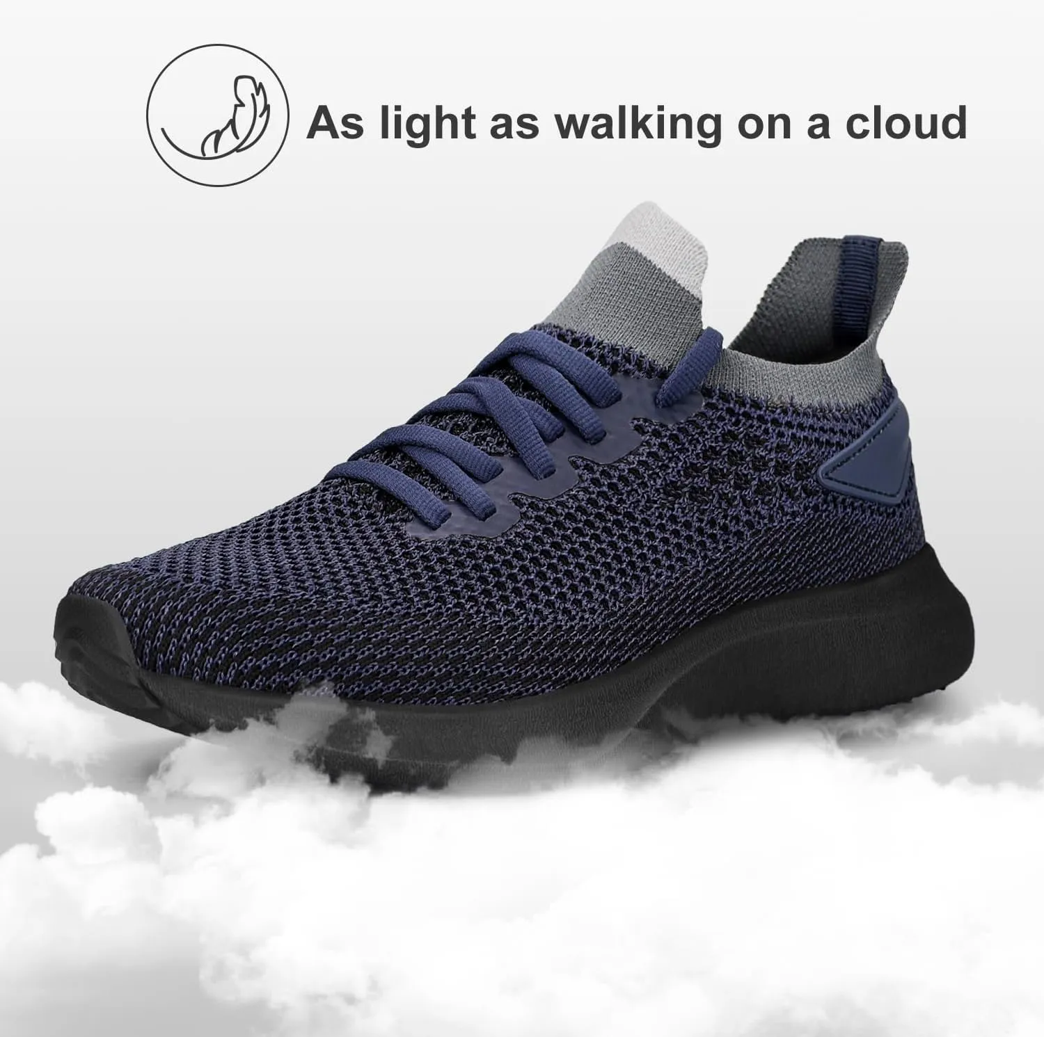 Abboos Running Shoes Womens Non Slip Gym Workout Shoes Lightweight Breathable Tennis Shoes Mesh Walking Sneakers