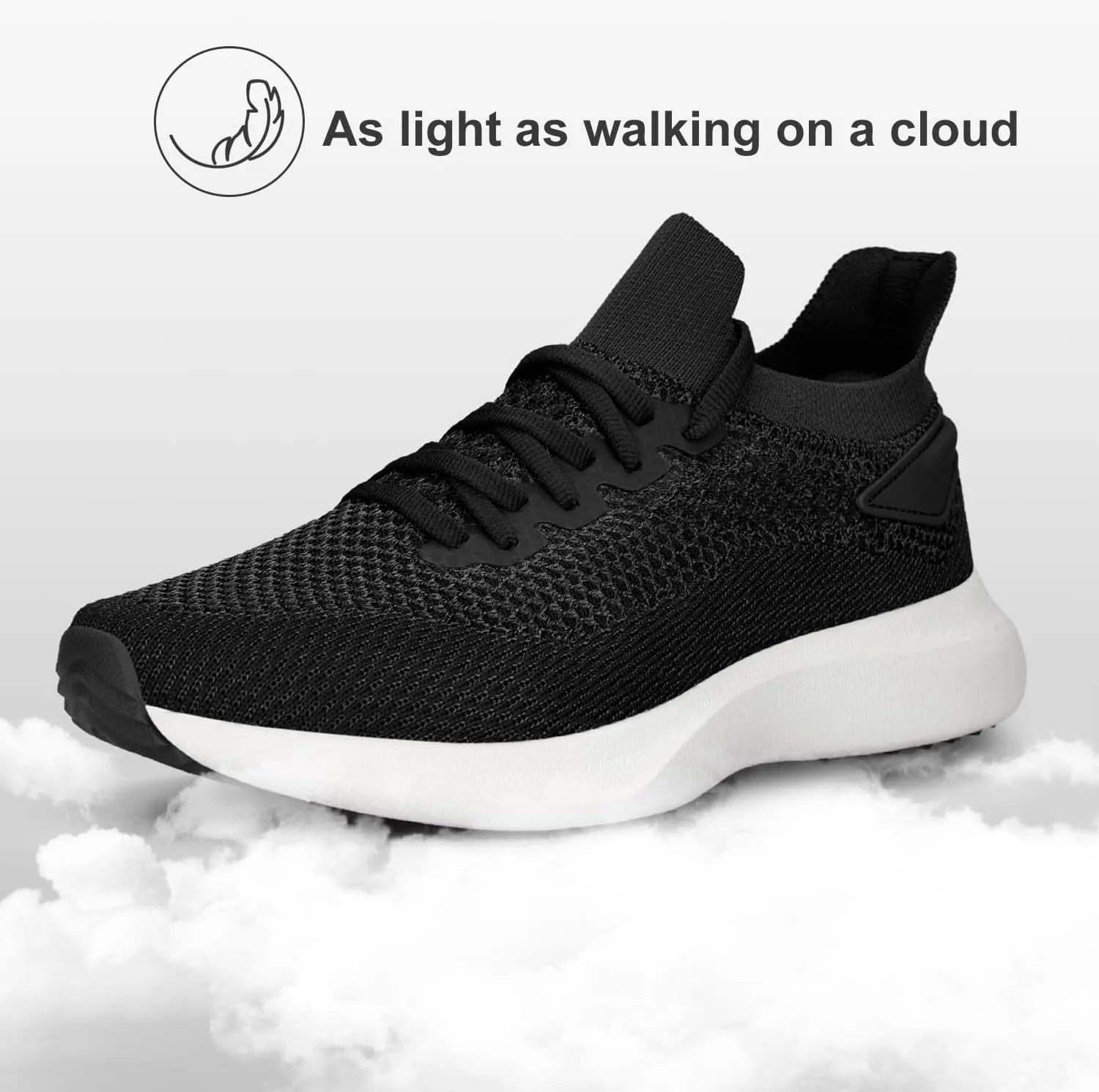 Abboos Running Shoes Womens Non Slip Gym Workout Shoes Lightweight Breathable Tennis Shoes Mesh Walking Sneakers
