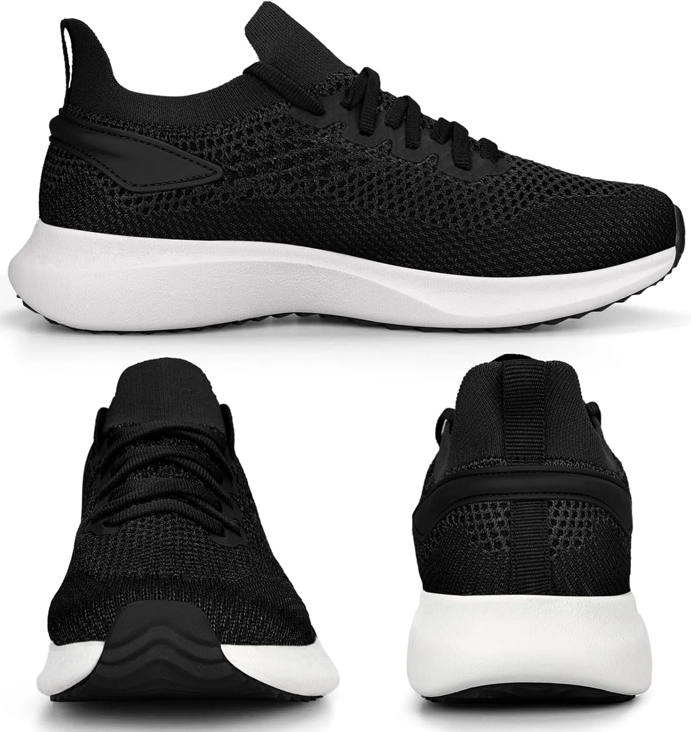 Abboos Running Shoes Womens Non Slip Gym Workout Shoes Lightweight Breathable Tennis Shoes Mesh Walking Sneakers
