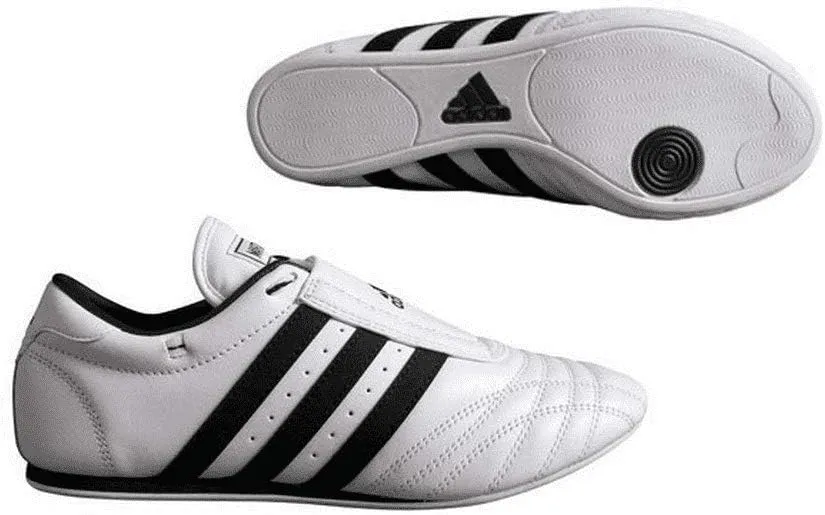 adidas SM-II Low Cut Taekwondo, Karate, Kungfu and Martial Arts Training Shoes (White, 12)