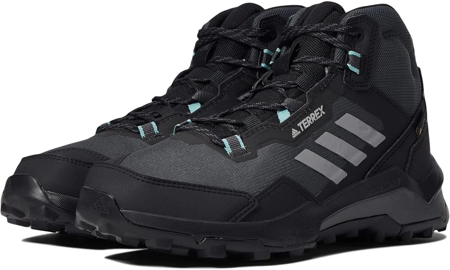 adidas Womens Terrex Ax4 Mid GTX Hiking Hiking Sneakers Shoes - Black