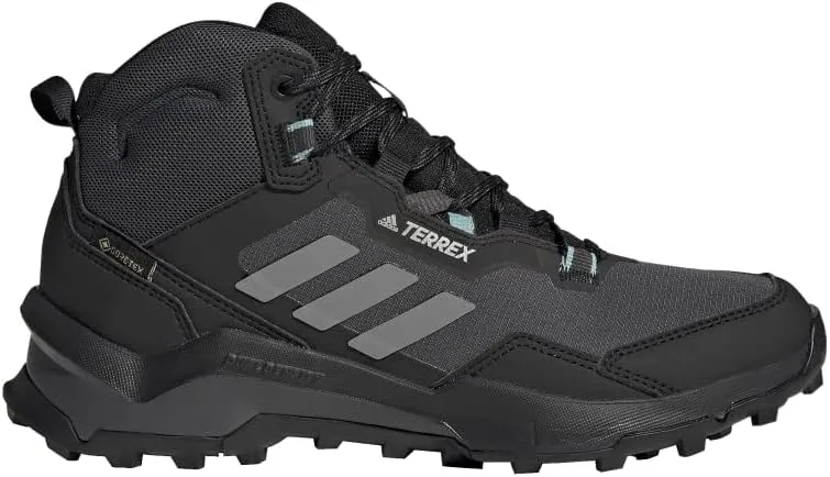adidas Womens Terrex Ax4 Mid GTX Hiking Hiking Sneakers Shoes - Black