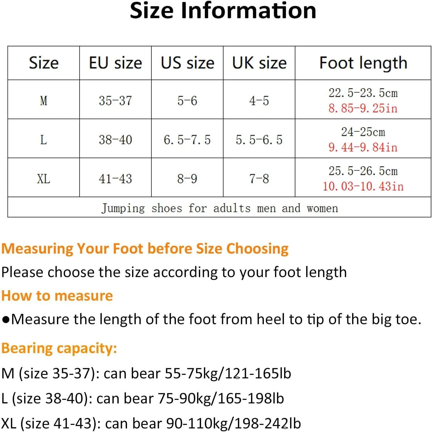 Adult Jumping Shoes for Fitness Workout Kangaroo Moon Shoes Sports Training Bouncing Jump Boots Can Load 55-110kg