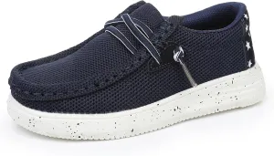 Ahannie Boys Girls Loafers Toddler Kids Slip On Casual Mesh Shoes(Toddler/Little Kid/Big Kid)