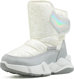 Ahannie Kids Toddler Snow Boots Boys Girls Winter Boots Insulated Warm Outdoor Shoes(Toddler/Little Kid)