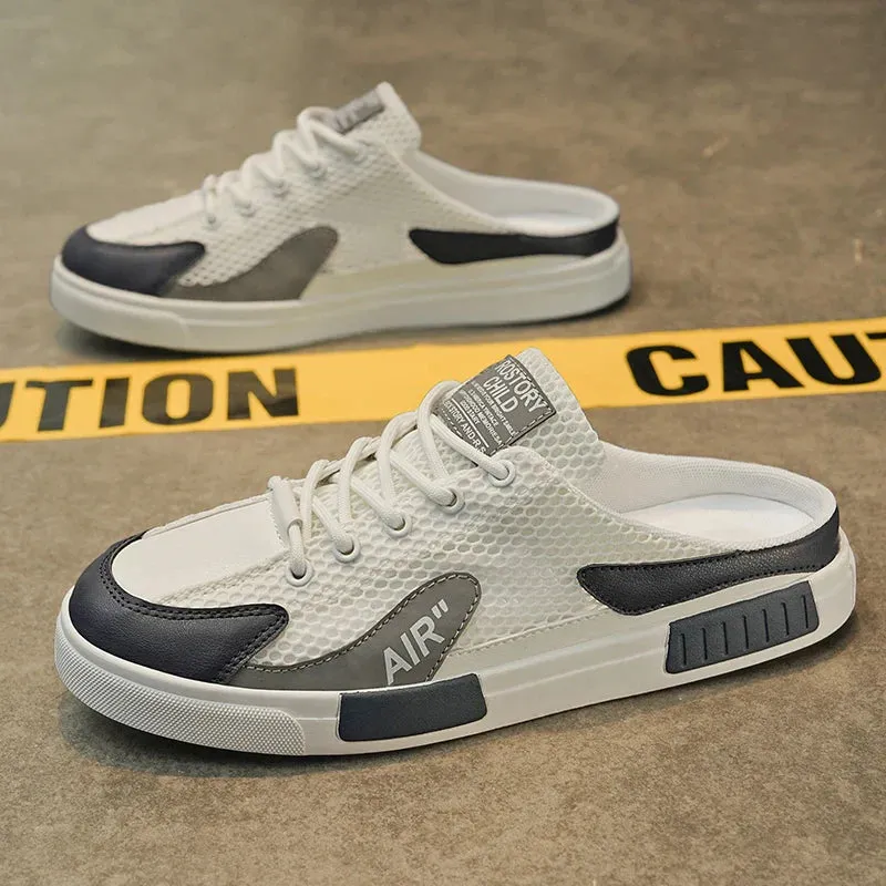 Air | Breathable Mesh Slip-On Canvas Shoes for Men
