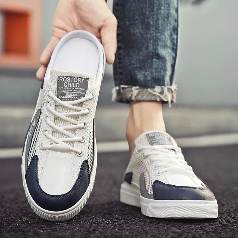 Air | Breathable Mesh Slip-On Canvas Shoes for Men