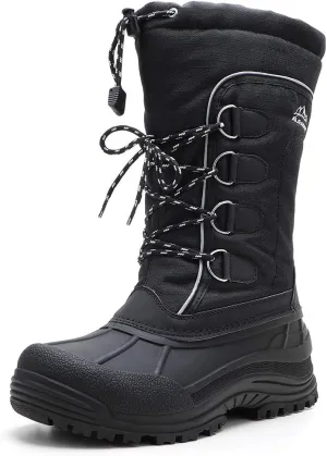 ALEADER Men's Winter Waterproof Insulated Shell Warm Inner Comfortable Outdoor Snow Boots