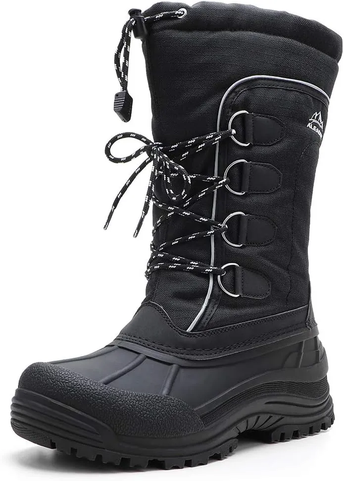 ALEADER Men's Winter Waterproof Insulated Shell Warm Inner Comfortable Outdoor Snow Boots