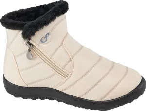 Alicegana Snow Boots for Women Winter: Warm Fur Lined Ankle Booties Comfortable Waterproof Slip On Lightweight Womens Boots