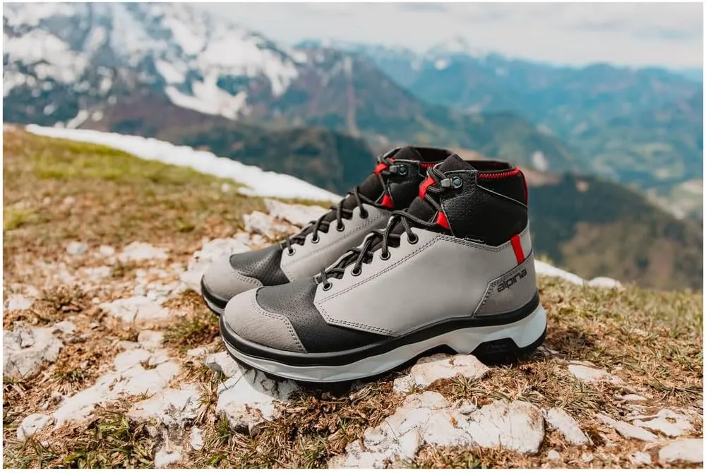 Alpina NORDIC Men's Ankle High Mountaineering Boots - Leather Waterproof Slip-Resistant Made in Europe