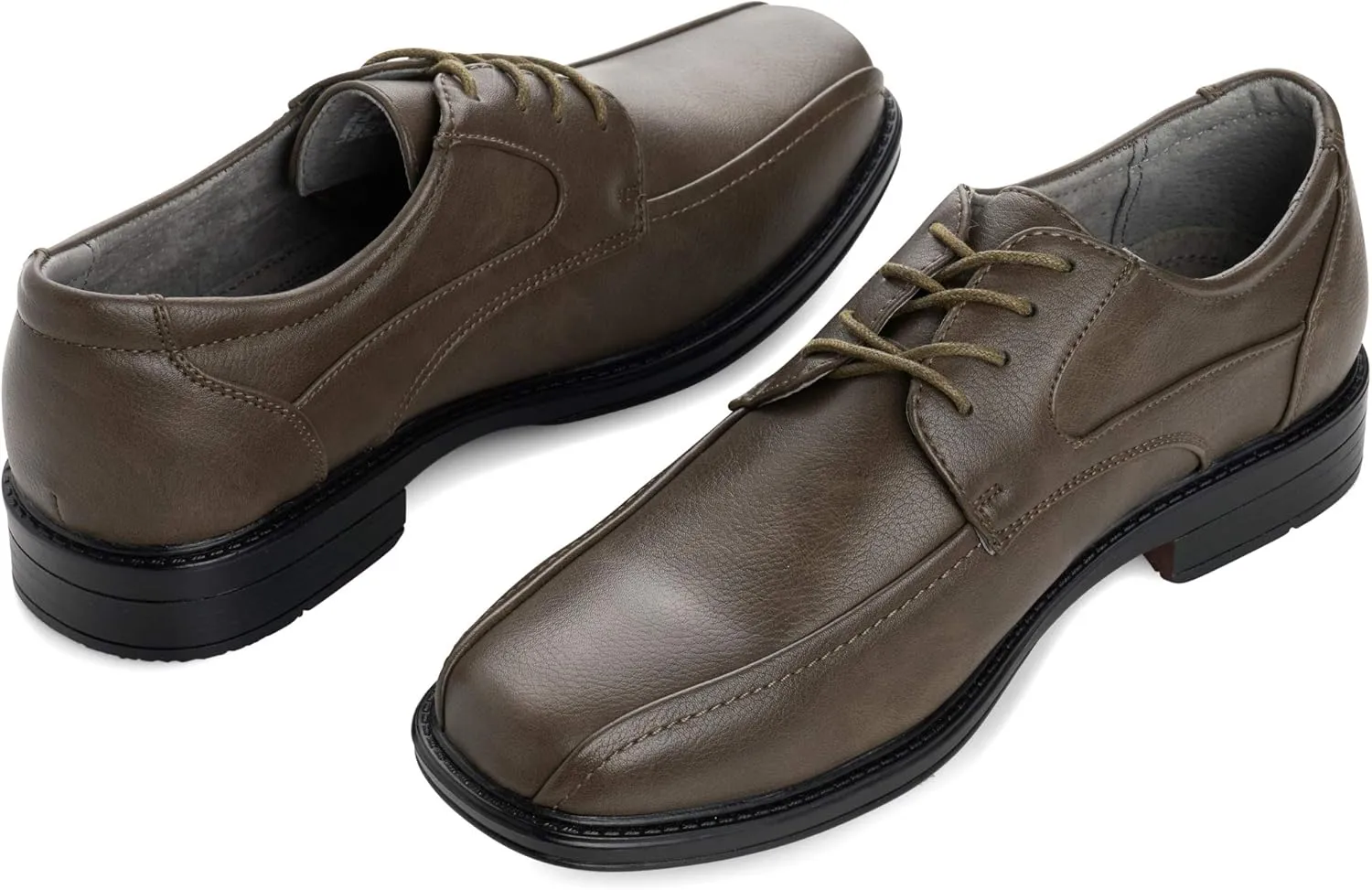 Alpine Swiss Mens Dress Shoes Leather Lined Lace up Oxfords Baseball Stitched