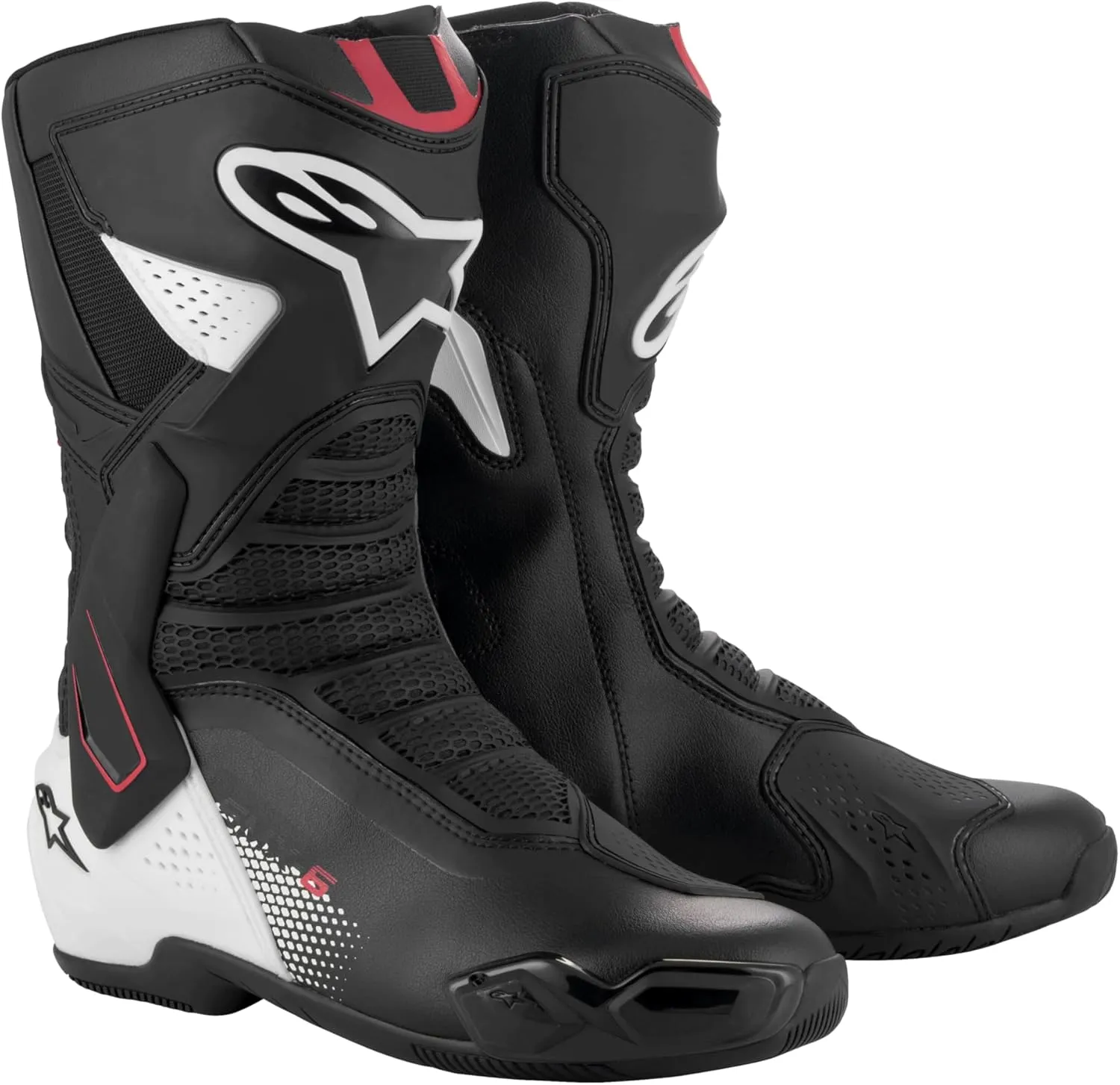 Alpinestars SMX-6 V3 Motorcycle Boots, High-Speed Protection & Comfort - CE Certified, Replaceable Toe Sliders, Enhanced Ankle Protection, Breathable & Lightweight Design