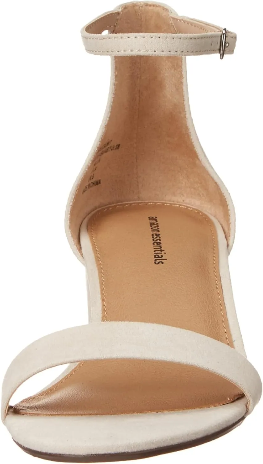 Amazon Essentials Women's Two Strap Heeled Sandal