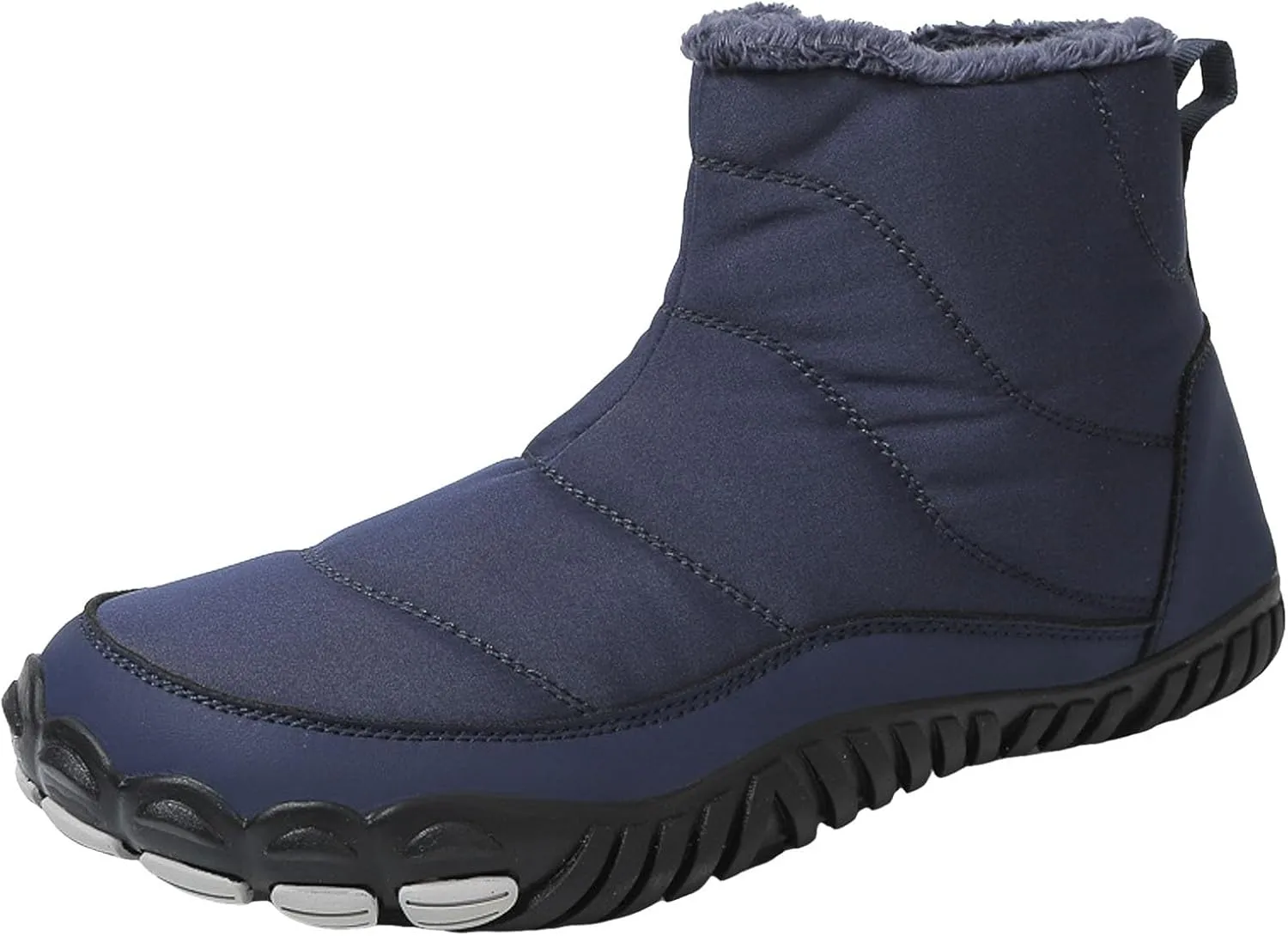 AMDBEL Snow Boots for Women Men Winter Footwear Barefoot Shoes Wide Toe Box Walking Snow Boots Warm Sneakers Shoes