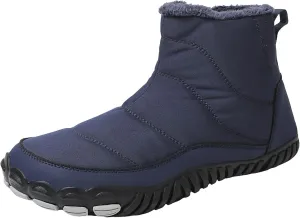 AMDBEL Snow Boots for Women Men Winter Footwear Barefoot Shoes Wide Toe Box Walking Snow Boots Warm Sneakers Shoes