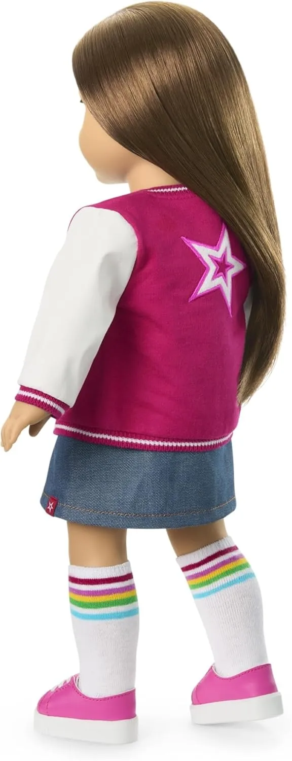 American Girl, Truly Me 18-inch Doll #107 with Brown Eyes, Straight Brown Hair, Light-to-Medium Skin, for Ages 6 
