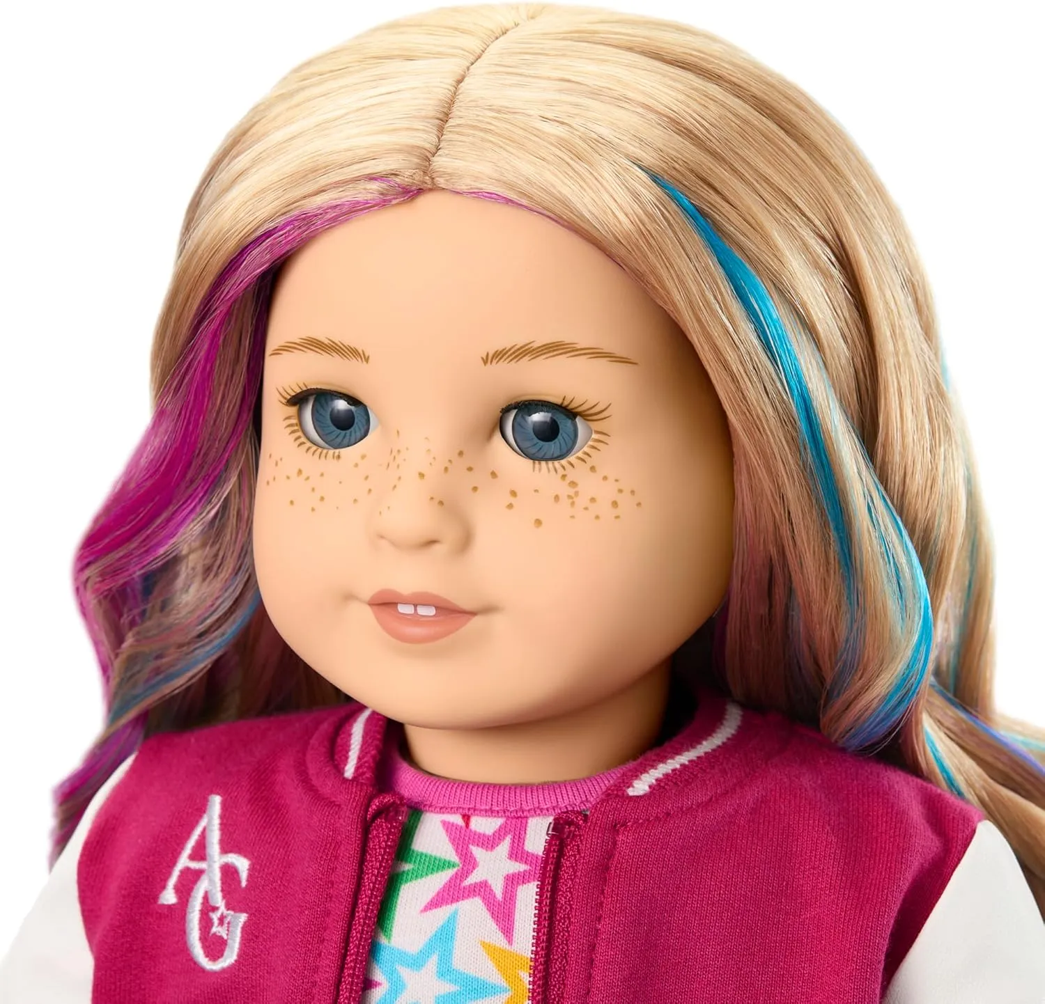 American Girl, Truly Me 18-inch Doll #110 with Blue Eyes, Wavy Blonde Hair, Light Skin with Freckles, for Ages 6 