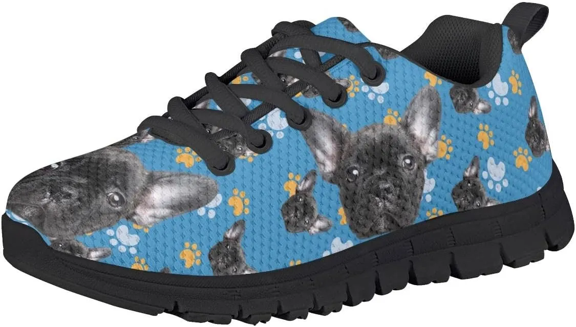 AmzPrint Cute Animal Corgi Print Running Tennis Sport Shoes Unisex-Child Walking Gym Jogging Boys Tennis Shoes Size 12 Purple