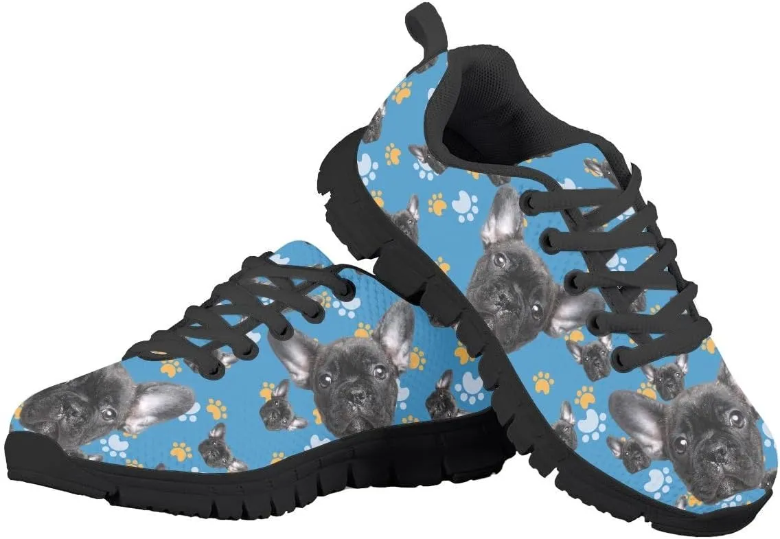 AmzPrint Cute Animal Corgi Print Running Tennis Sport Shoes Unisex-Child Walking Gym Jogging Boys Tennis Shoes Size 12 Purple