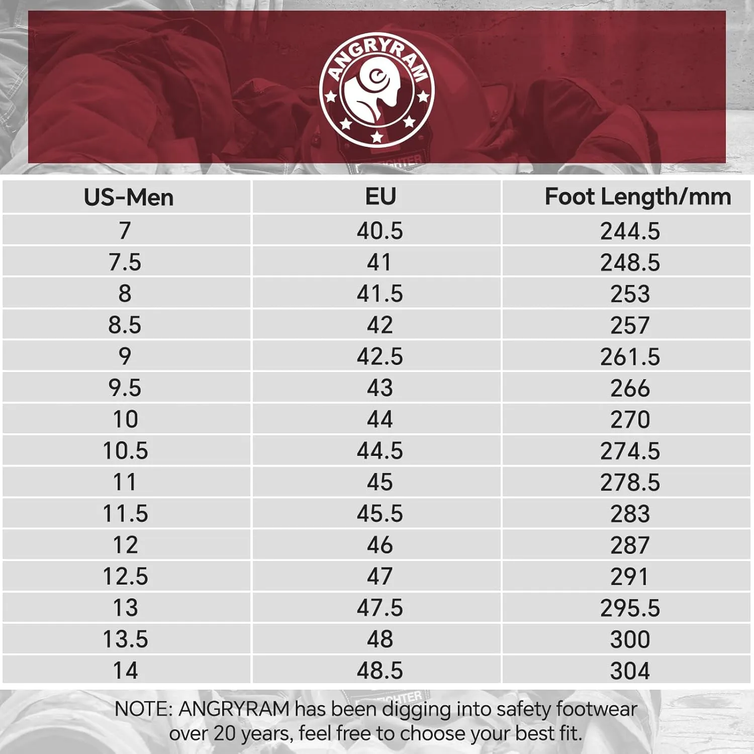ANGRYRAM Steel Toe Slip on Work Boots for Men Waterproof Slip Resistant Fire Station Mechanic Boots Comfortable Construction Chelsea Safety Shoes