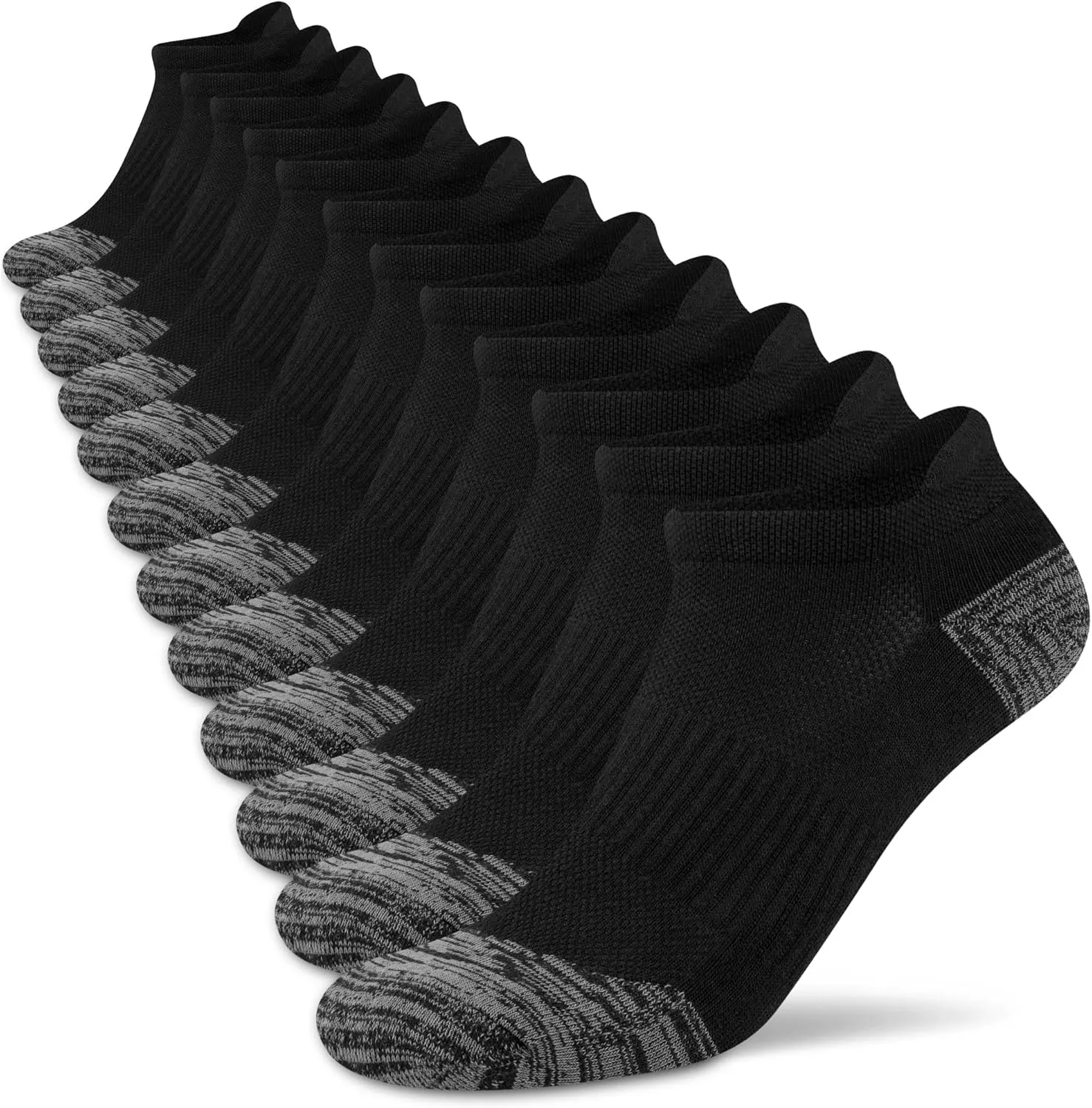 Ankle Socks Womens Athletic Running Comfort Cushioned 3/5/6Pairs
