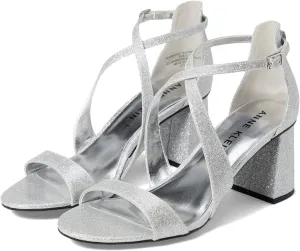 Anne Klein Womens Armaretta Patent Ankle Strap Block Heel