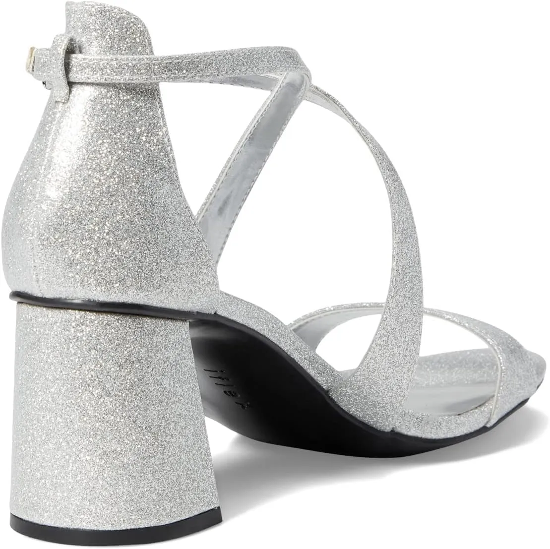 Anne Klein Womens Armaretta Patent Ankle Strap Block Heel