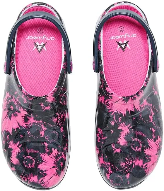 Anywear Zone Nursing Clogs for Women and Men - Lightweight Slingback Non-Slip Work Shoes with Exceptional EVA Cushioning, Ventilated Insoles