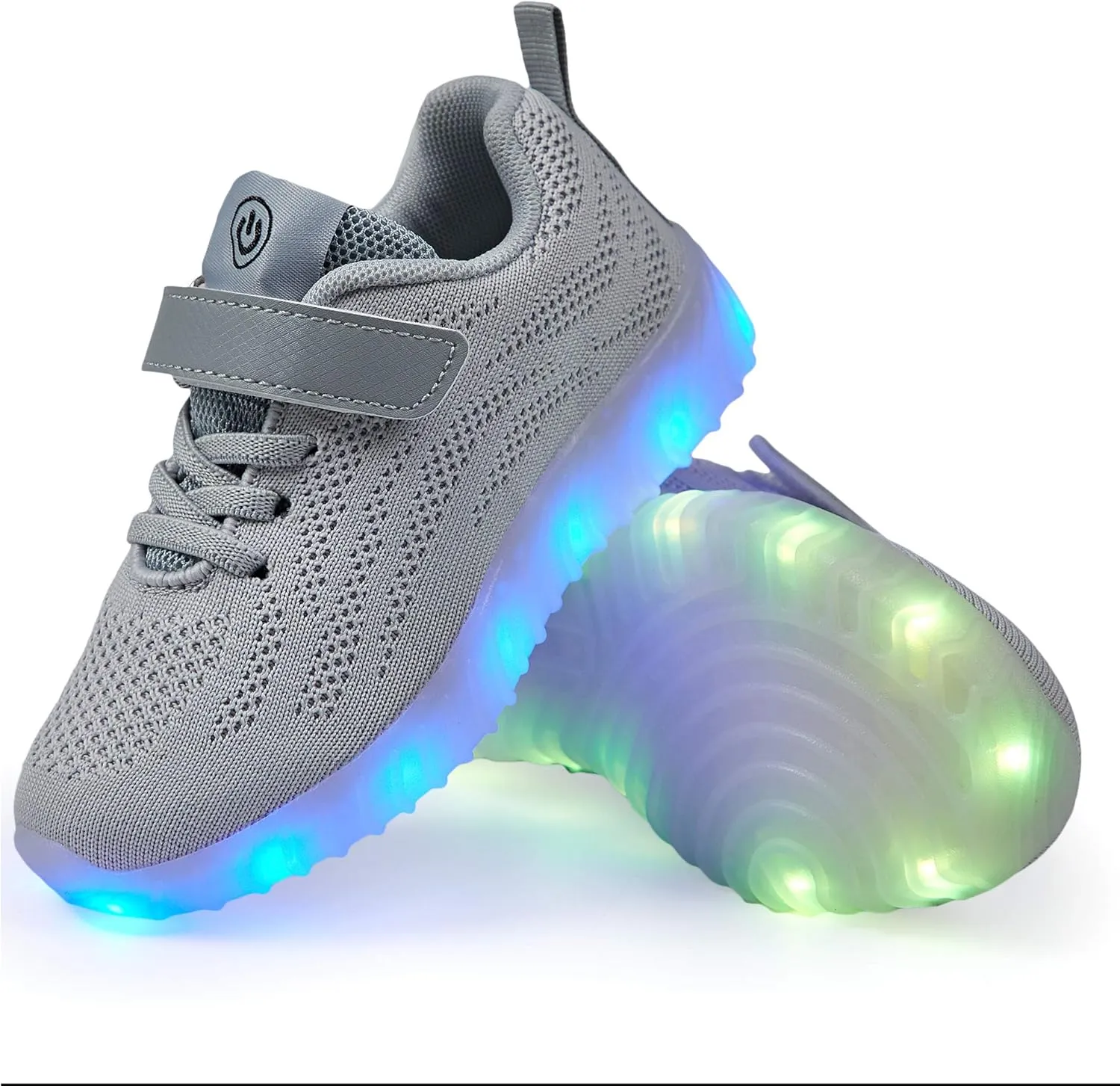 AoSiFu Kids Light Up Shoes Toddler Girls Boys Breathable Led Flashing Sneakers USB Charge