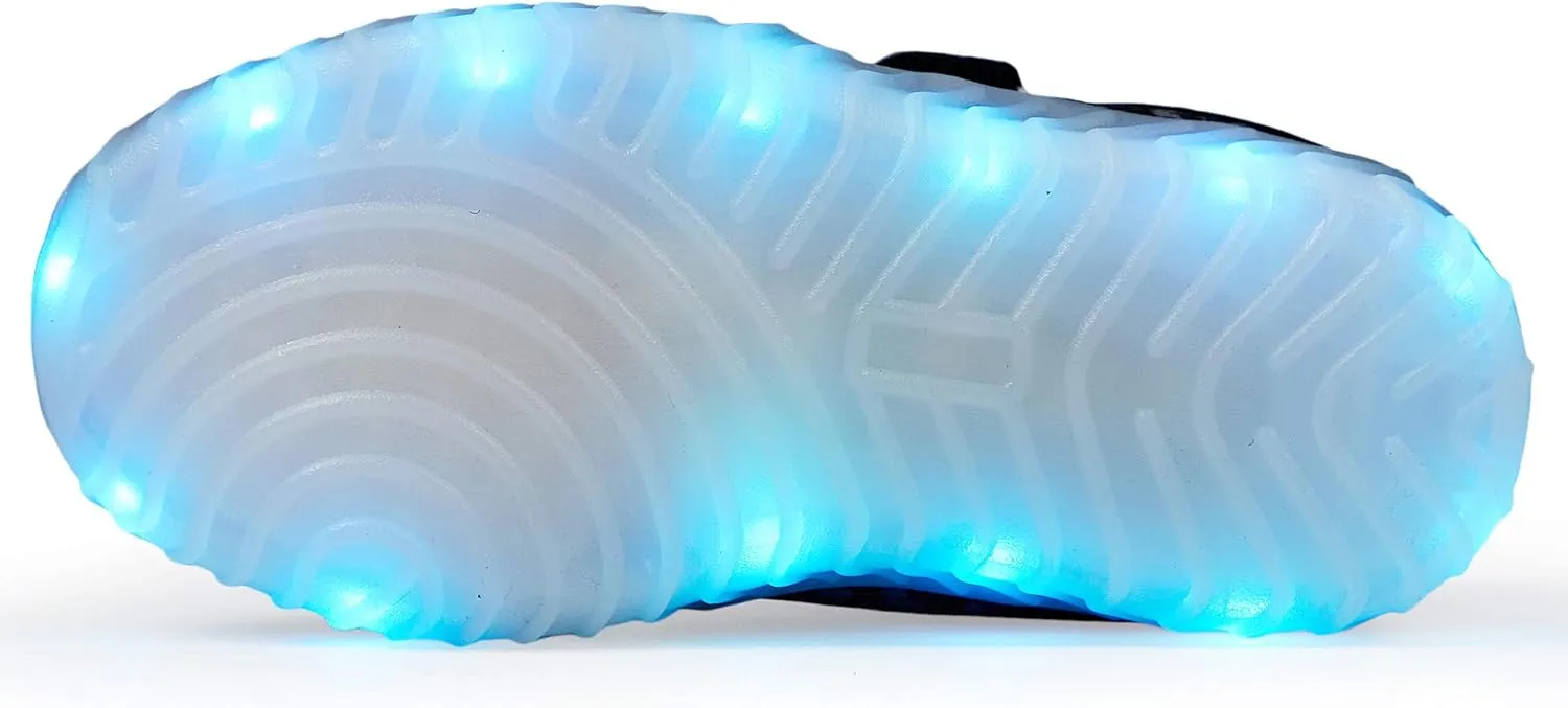 AoSiFu Kids Light Up Shoes Toddler Girls Boys Breathable Led Flashing Sneakers USB Charge