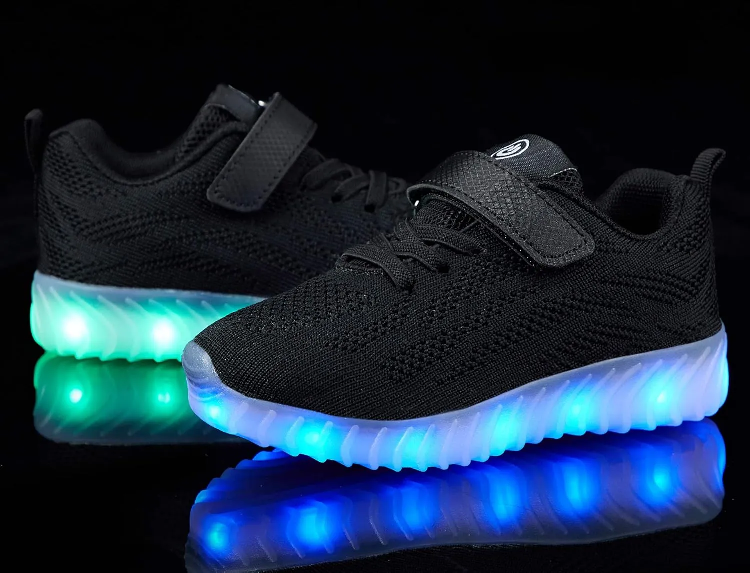 AoSiFu Kids Light Up Shoes Toddler Girls Boys Breathable Led Flashing Sneakers USB Charge
