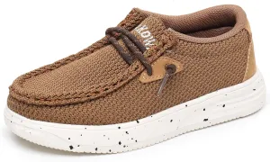 Apakowa Kids Boys Girls Loafers Slip-On Casual Walking Shoes Comfortable & Lightweight (Toddler/Little Kid/Big Kid)