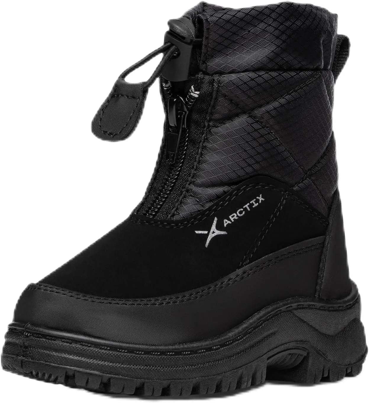 Arctix Unisex-Child Tracer Winter Boot, Black, 12 Little Kid