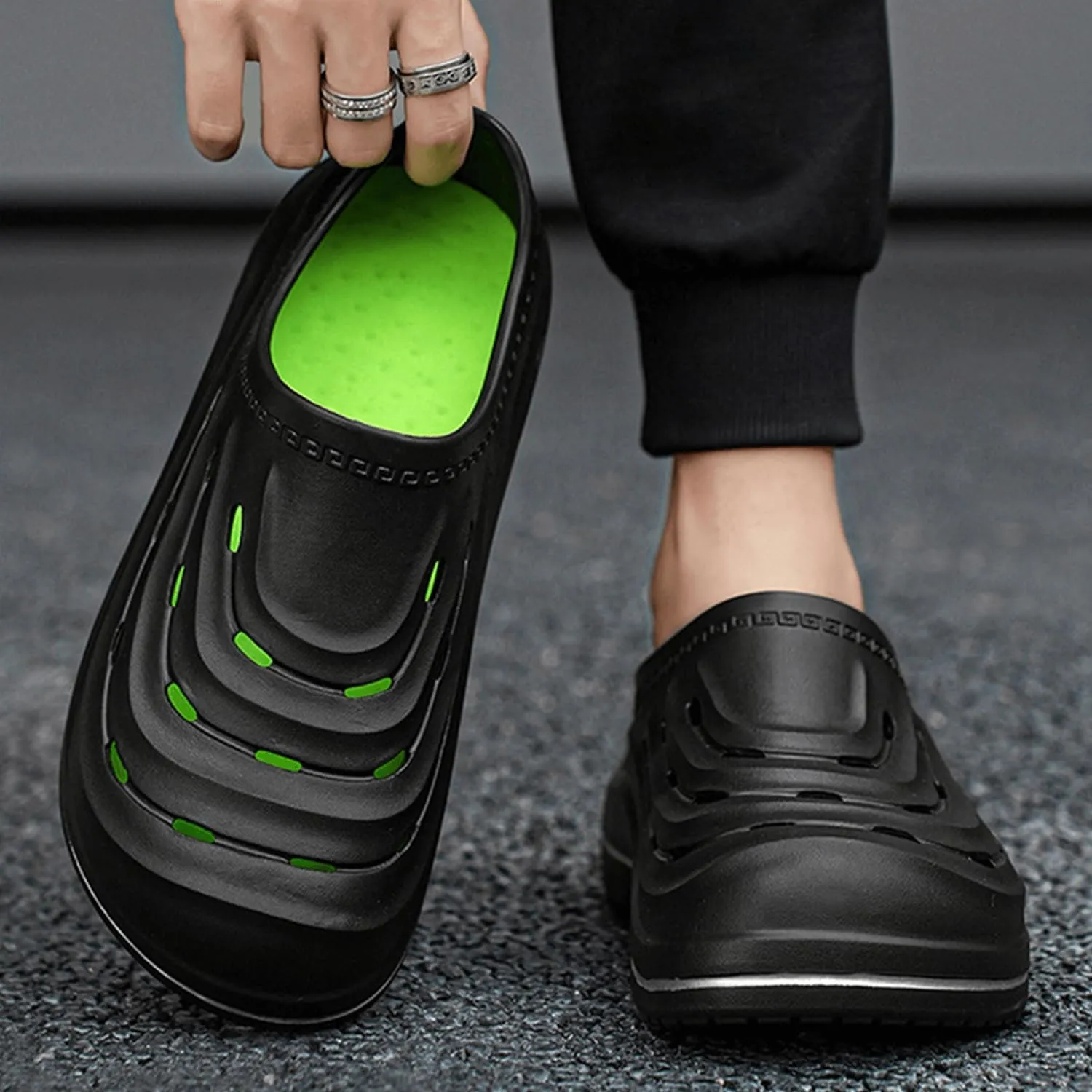Armadillo Clogs for Women Men,Healthy & Non-Slip Comfort Clogs,Unisex Armadillo Chef Shoes, Lightweight Kitchen Nurse Shoes
