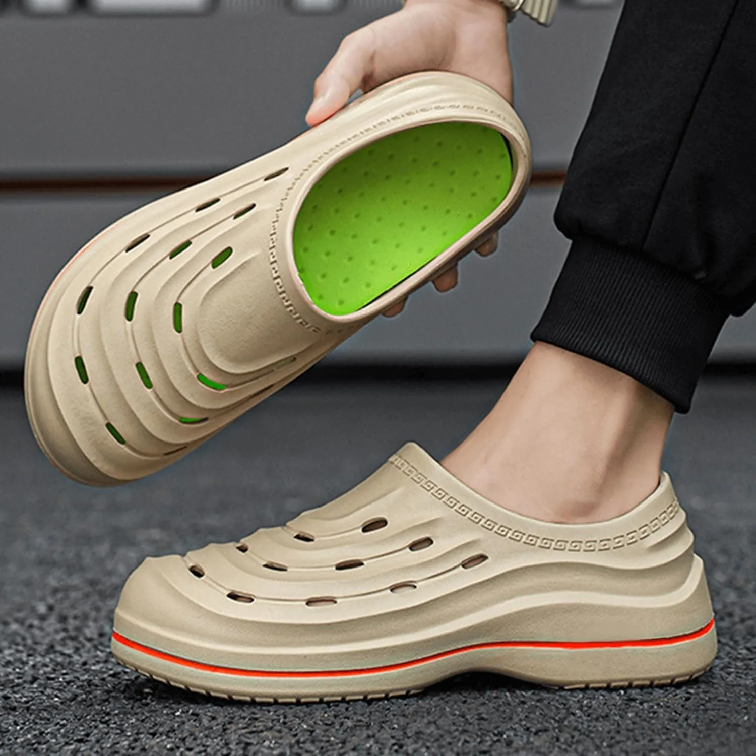 Armadillo Clogs for Women Men,Healthy & Non-Slip Comfort Clogs,Unisex Armadillo Chef Shoes, Lightweight Kitchen Nurse Shoes