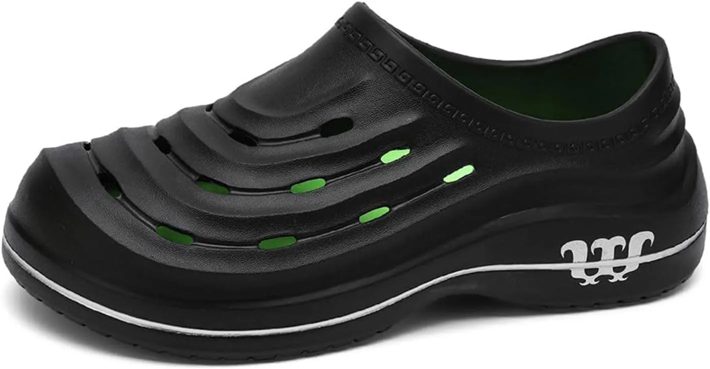 Armadillo Clogs Nurse Garden Shoes for Women Men Non Slip Resistant Work Shoes, Comfortable Nursing Shoe Womens Mules Slip On Oil Resistant Waterproof Chef Gardening Kitchen Food Service Shoe Unisex