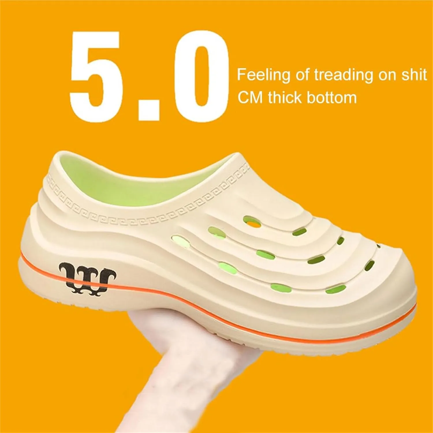 Armadillo Clogs Nurse Garden Shoes for Women Men Non Slip Resistant Work Shoes, Comfortable Nursing Shoe Womens Mules Slip On Oil Resistant Waterproof Chef Gardening Kitchen Food Service Shoe Unisex