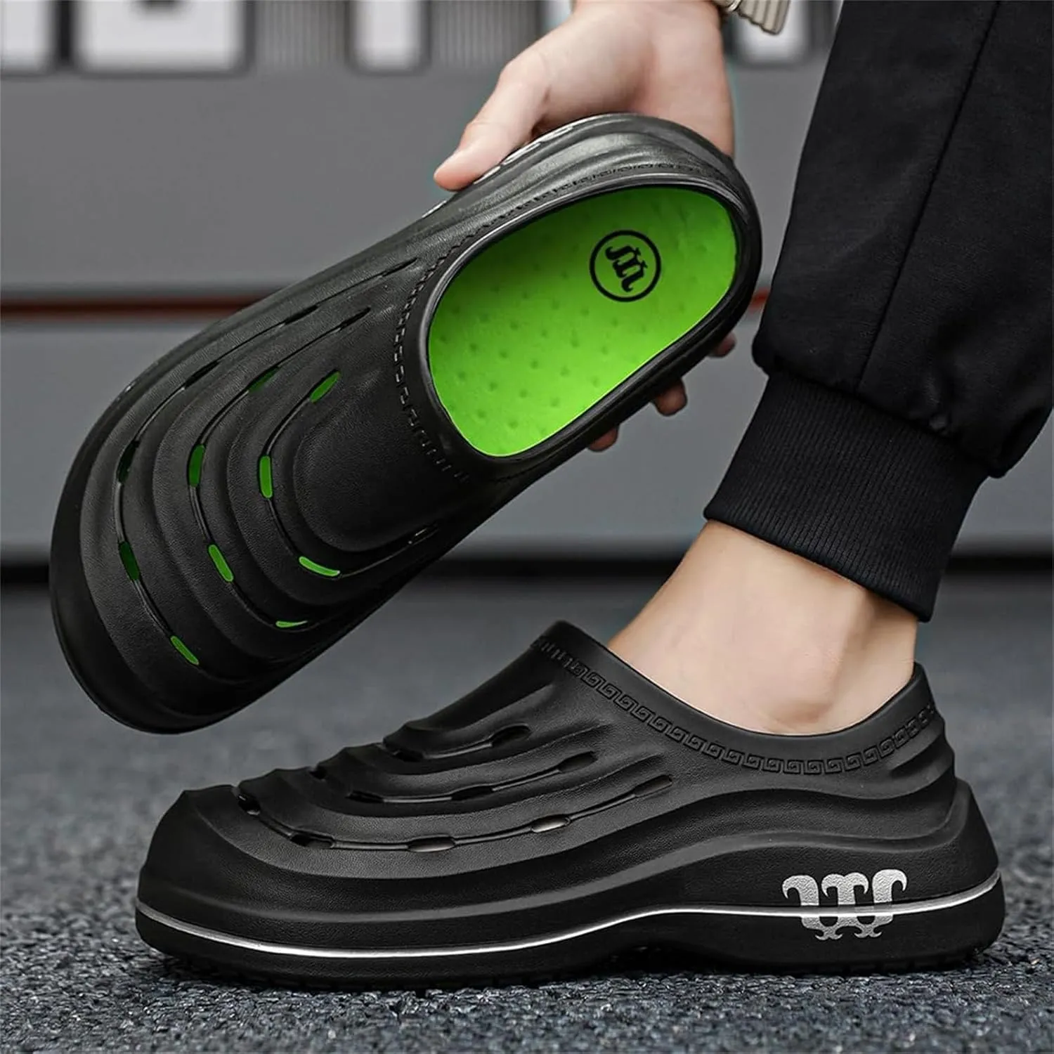Armadillo Clogs Nurse Garden Shoes for Women Men Non Slip Resistant Work Shoes, Comfortable Nursing Shoe Womens Mules Slip On Oil Resistant Waterproof Chef Gardening Kitchen Food Service Shoe Unisex