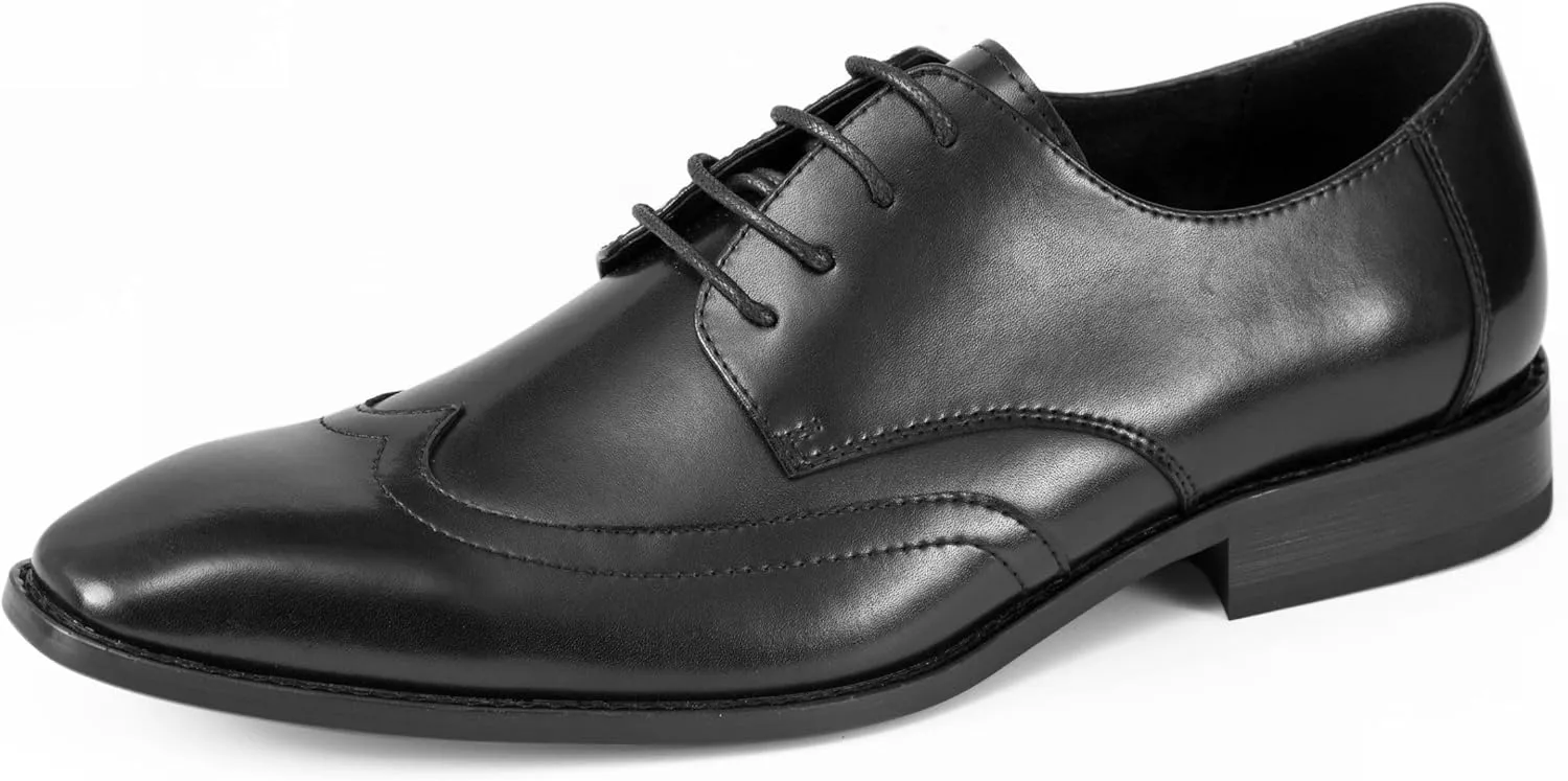 Asher Green AG100 - Men's Dress Shoes - Genuine Calf Leather Wingtip Oxfords - Two Tone and Multi Tone Mens Dress Shoes