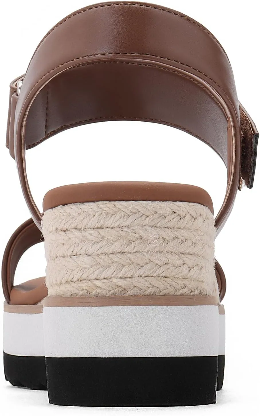 Athlefit Platform Sandals Women Espadrille Wedge Comfortable Ankle Strap Open Toe Sandals for Walking