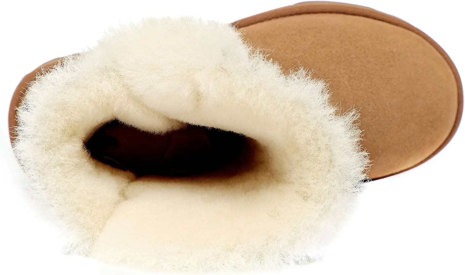 AUMU Women's National Style Matin Classic Style Sheepskin Suede Fashion Snow Warm Boot