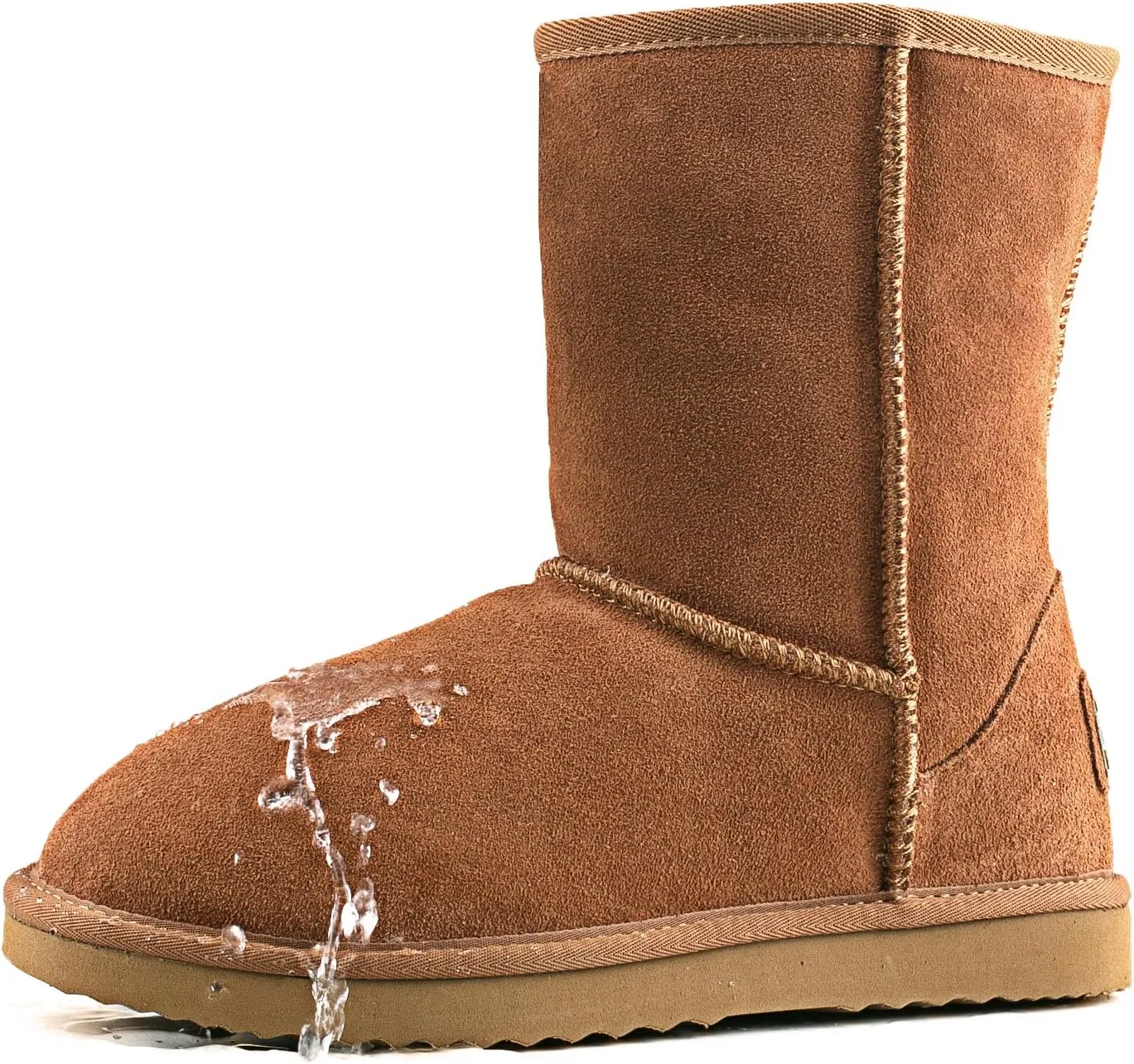 AUSLAND Men's Classic Water-resistant Short Snow Boots 5654